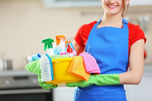 Customer complaint being acknowledged during carpet cleaning service review