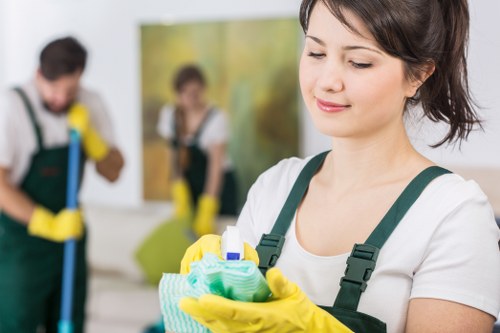 Local Footscray carpet cleaners working on a carpet surface